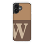 Slim Protection Case［ オリジナル - initial two tone - W brown ］
