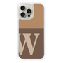 Slim Protection Case［ オリジナル - initial two tone - W brown ］