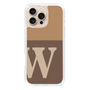 Slim Protection Case［ オリジナル - initial two tone - W brown ］
