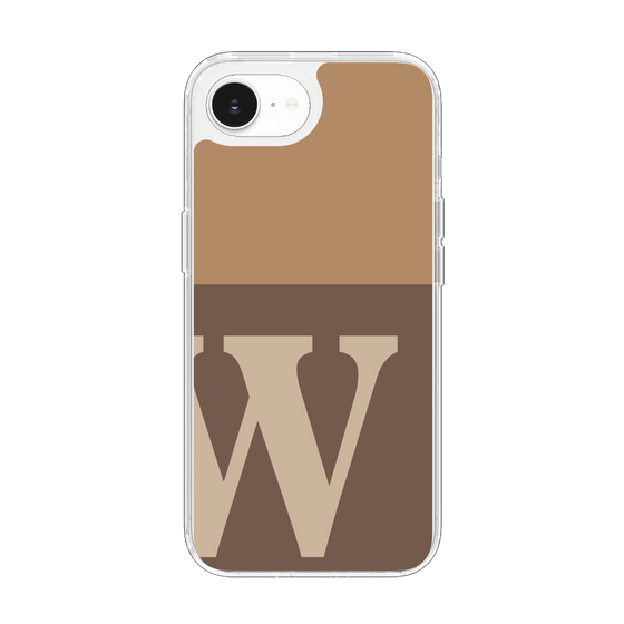 Slim Protection Case［ Original - initial two tone - W brown ］