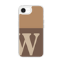Slim Protection Case［ Original - initial two tone - W brown ］