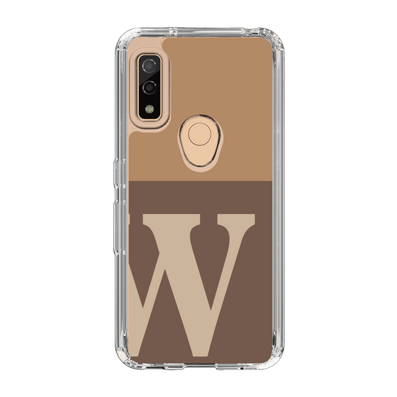 Slim Protection Case［ Original - initial two tone - W brown ］