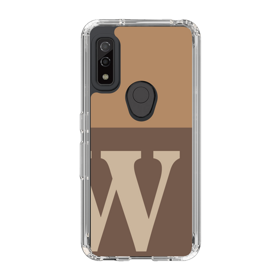 Slim Protection Case［ Original - initial two tone - W brown ］