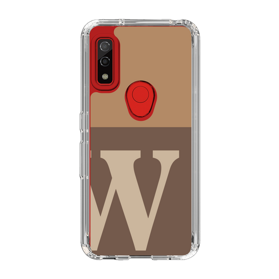 Slim Protection Case［ Original - initial two tone - W brown ］