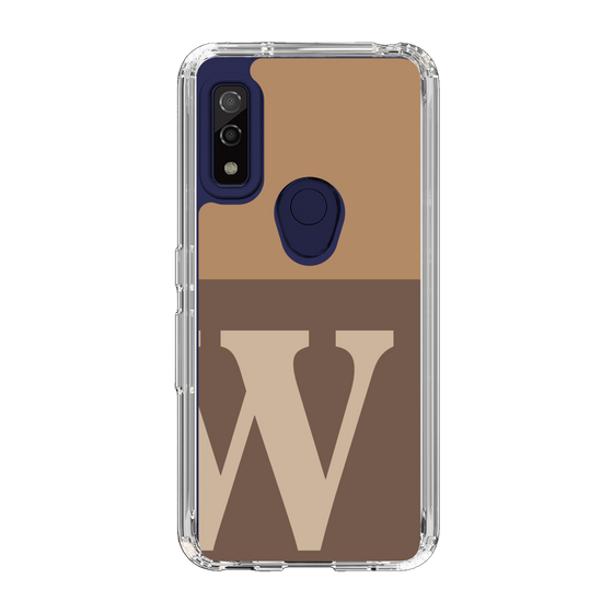 Slim Protection Case［ Original - initial two tone - W brown ］