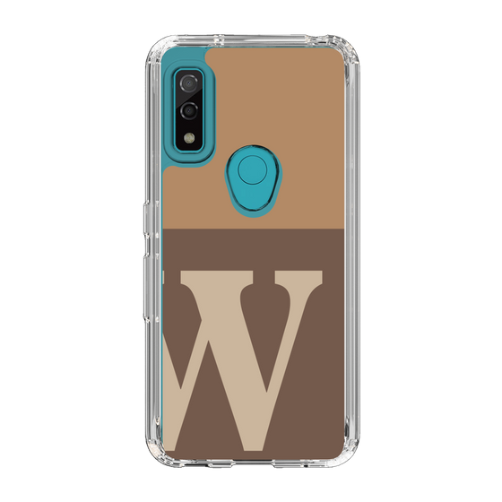 Slim Protection Case［ Original - initial two tone - W brown ］