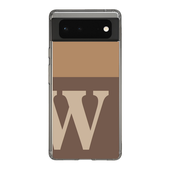 Slim Protection Case［ Original - initial two tone - W brown ］