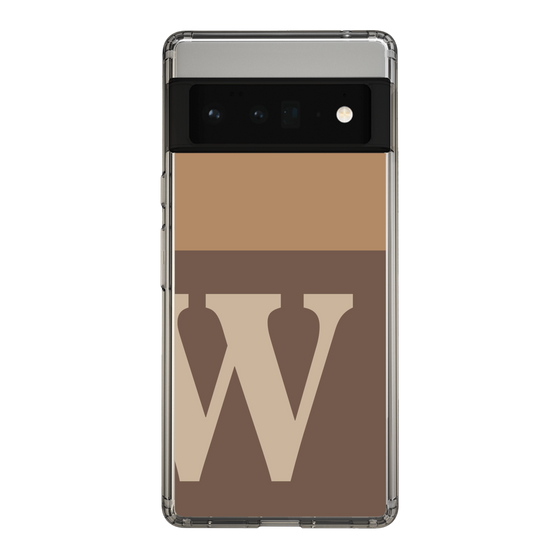 Slim Protection Case［ Original - initial two tone - W brown ］