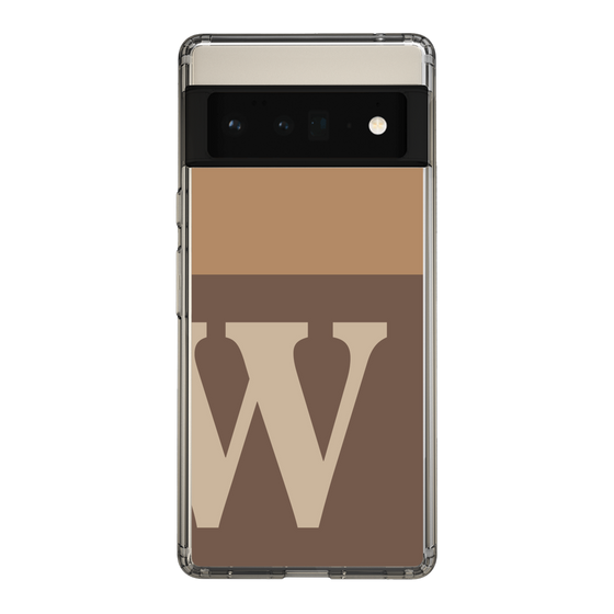 Slim Protection Case［ Original - initial two tone - W brown ］