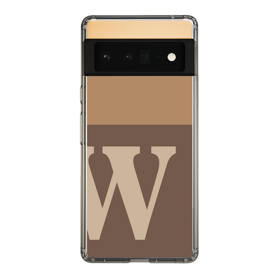Slim Protection Case［ Original - initial two tone - W brown ］