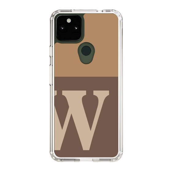 Slim Protection Case［ Original - initial two tone - W brown ］
