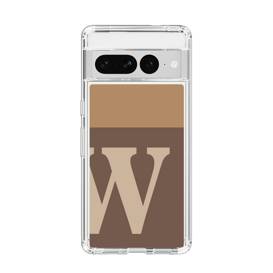 Slim Protection Case［ Original - initial two tone - W brown ］