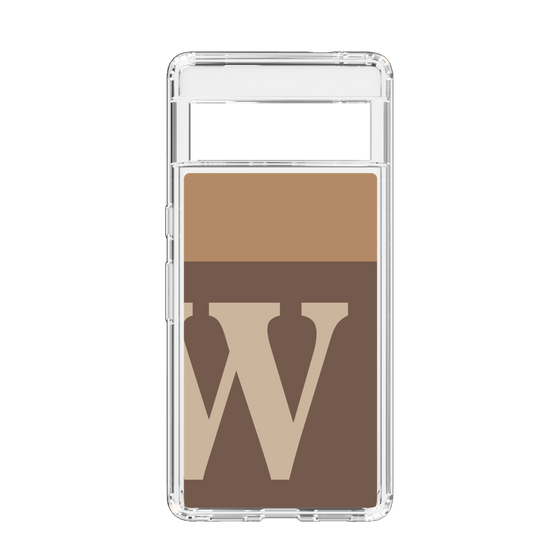 Slim Protection Case［ Original - initial two tone - W brown ］