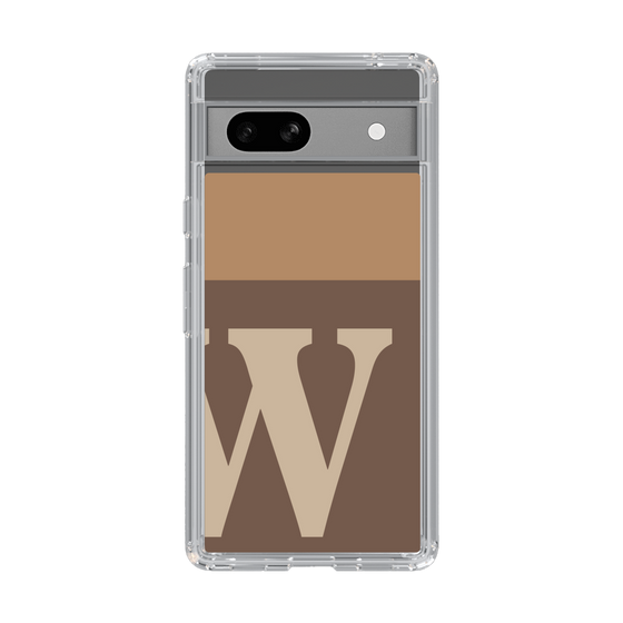Slim Protection Case［ Original - initial two tone - W brown ］