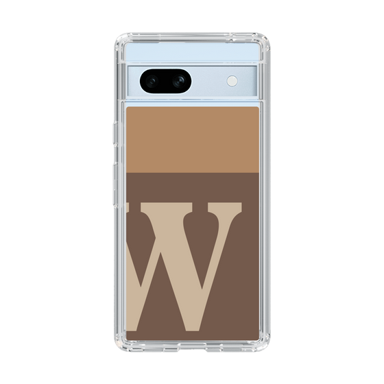 Slim Protection Case［ Original - initial two tone - W brown ］