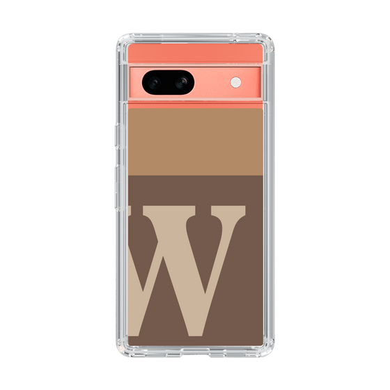 Slim Protection Case［ Original - initial two tone - W brown ］