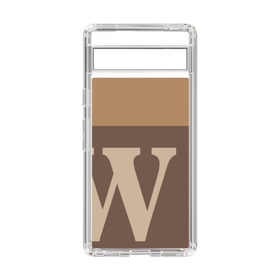 Slim Protection Case［ Original - initial two tone - W brown ］