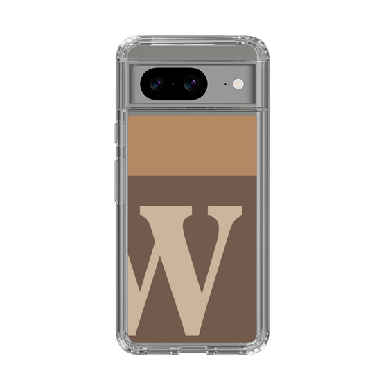 Slim Protection Case［ Original - initial two tone - W brown ］