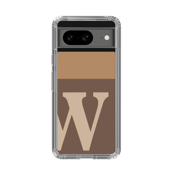 Slim Protection Case［ Original - initial two tone - W brown ］
