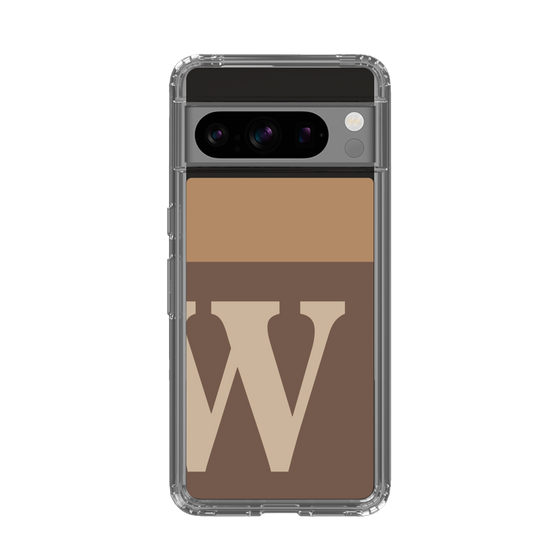 Slim Protection Case［ Original - initial two tone - W brown ］