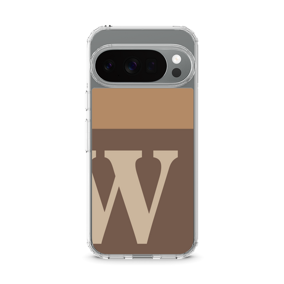 Slim Protection Case［ Original - initial two tone - W brown ］