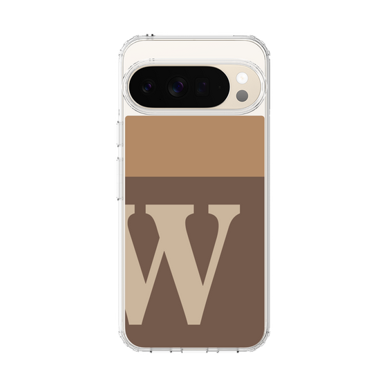 Slim Protection Case［ Original - initial two tone - W brown ］