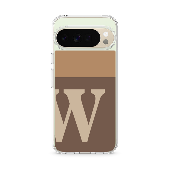 Slim Protection Case［ Original - initial two tone - W brown ］