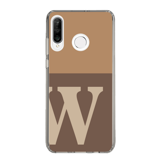 Slim Protection Case［ Original - initial two tone - W brown ］