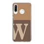Slim Protection Case［ Original - initial two tone - W brown ］