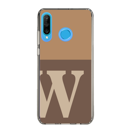 Slim Protection Case［ Original - initial two tone - W brown ］