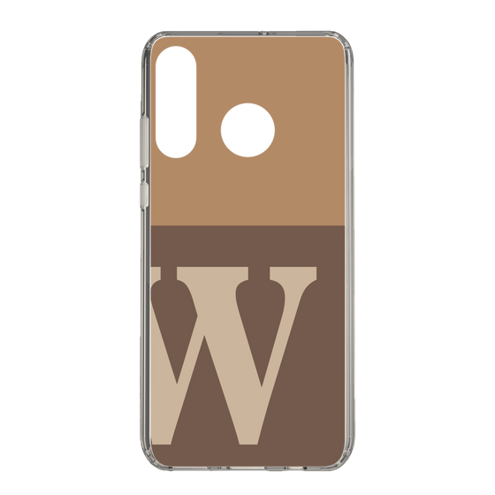 Slim Protection Case［ Original - initial two tone - W brown ］
