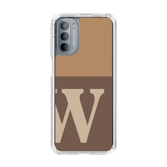 Slim Protection Case［ Original - initial two tone - W brown ］