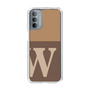 Slim Protection Case［ Original - initial two tone - W brown ］