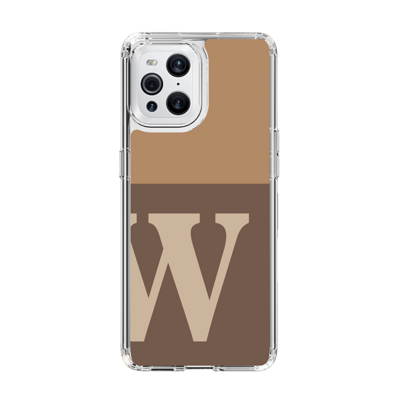 Slim Protection Case［ Original - initial two tone - W brown ］