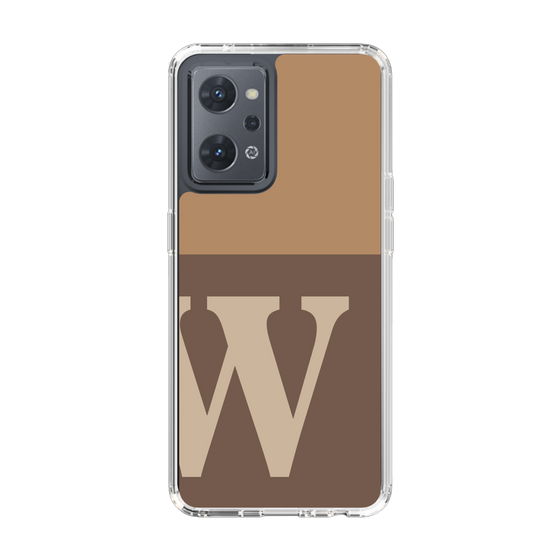 Slim Protection Case［ Original - initial two tone - W brown ］