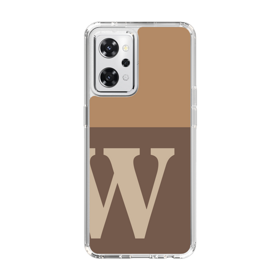Slim Protection Case［ オリジナル - initial two tone - W brown ］