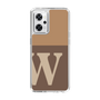 Slim Protection Case［ オリジナル - initial two tone - W brown ］