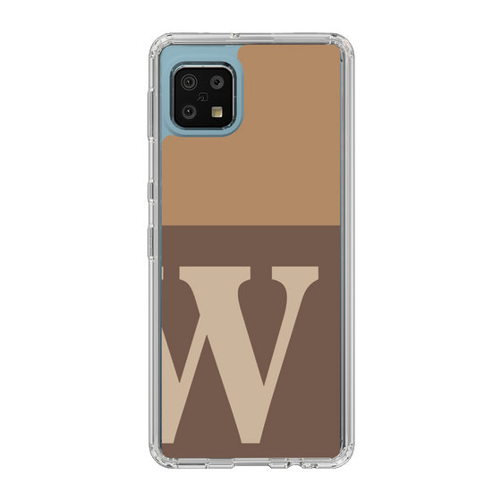 Slim Protection Case［ Original - initial two tone - W brown ］