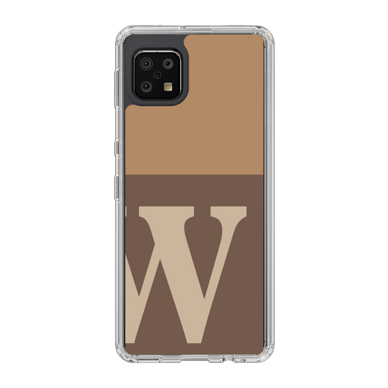 Slim Protection Case［ Original - initial two tone - W brown ］