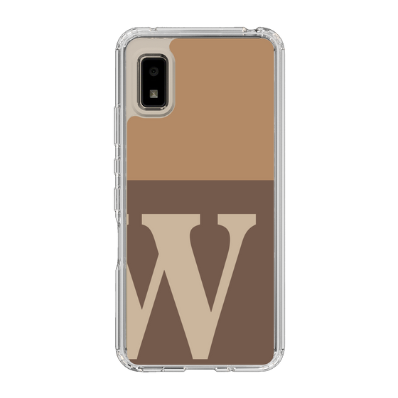 Slim Protection Case［ Original - initial two tone - W brown ］