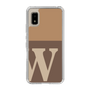 Slim Protection Case［ Original - initial two tone - W brown ］