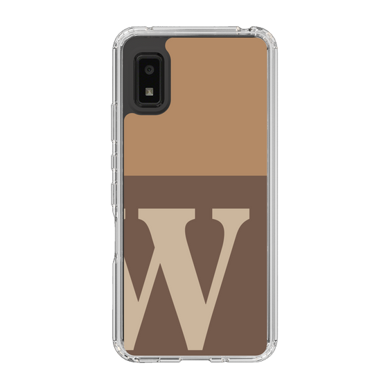 Slim Protection Case［ Original - initial two tone - W brown ］