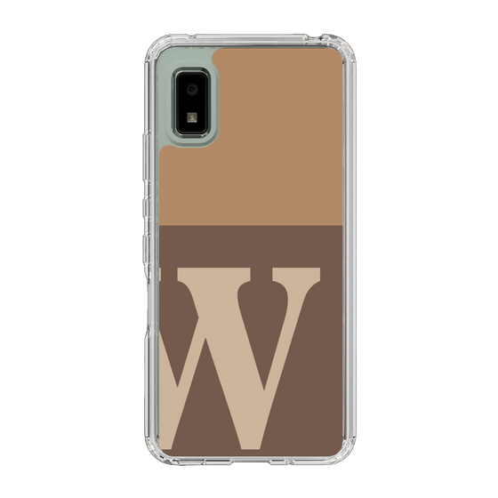 Slim Protection Case［ Original - initial two tone - W brown ］