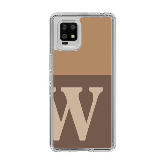 Slim Protection Case［ Original - initial two tone - W brown ］