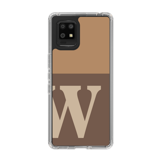 Slim Protection Case［ Original - initial two tone - W brown ］
