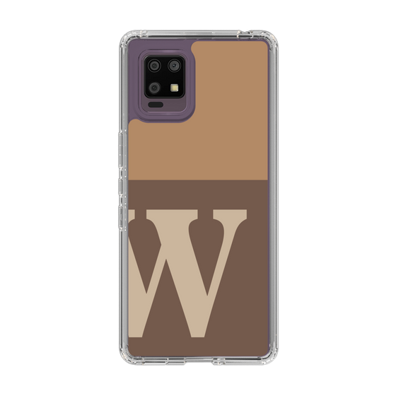 Slim Protection Case［ Original - initial two tone - W brown ］