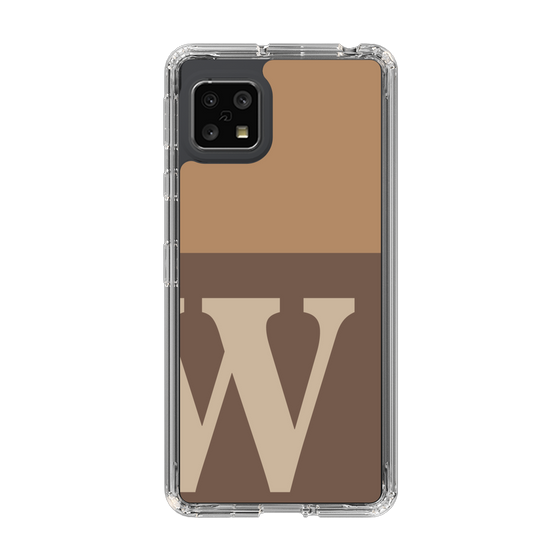 Slim Protection Case［ Original - initial two tone - W brown ］