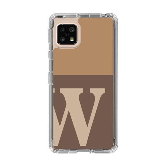 Slim Protection Case［ Original - initial two tone - W brown ］