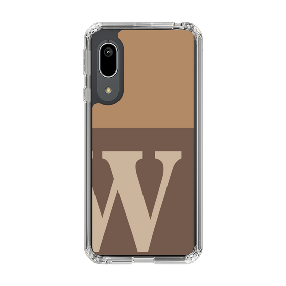 Slim Protection Case［ Original - initial two tone - W brown ］