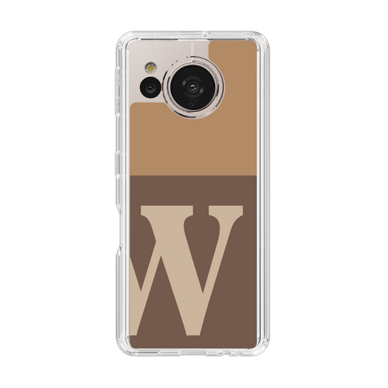 Slim Protection Case［ Original - initial two tone - W brown ］